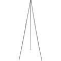 Quartet Lightweight Easel, 15"-63" High, Holds Up To 5 lb., Black QRT29E